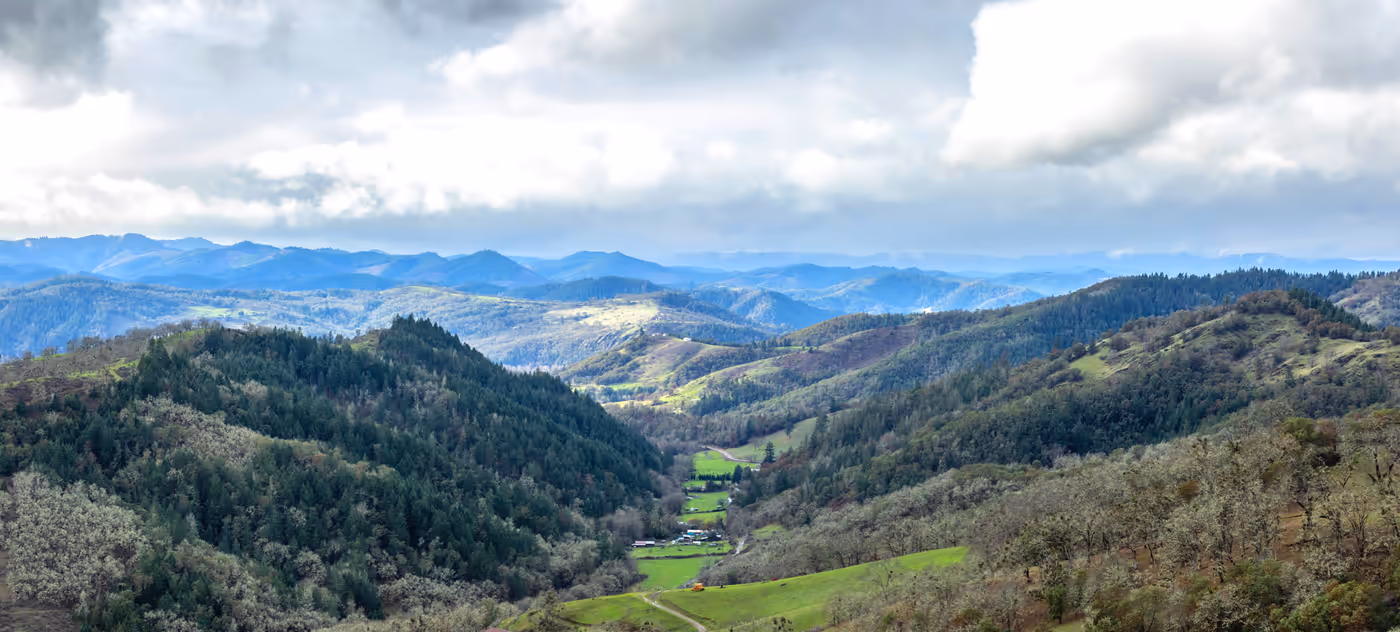Rolling hills and pasture above Myrtle Creek, Oregon — Aaron Cherry, REALTOR in Roseburg, Oregon